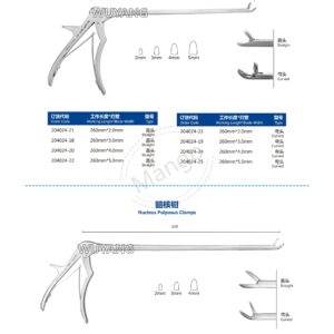 13. 椎板钳 髓核钳系列 Kerris 18